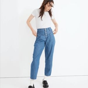 Madewell High Rise Blue Jeans Relaxed Fit Size 25